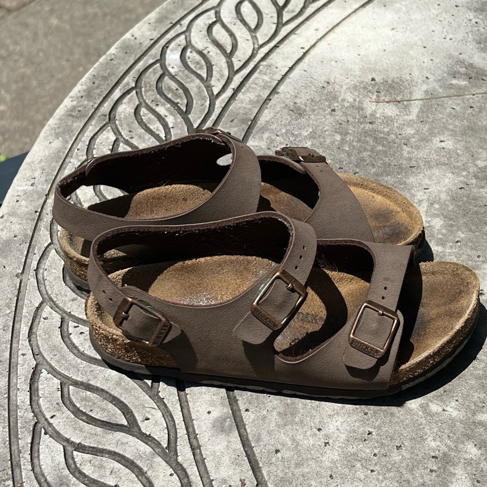 Birkenstock Brown Sandals Two-Strap Comfort Design